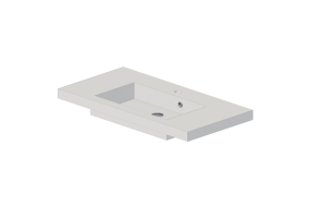 3D Sinks - Wash basin 90x47cm &ndash; Dekker &ndash; Marta - 180342