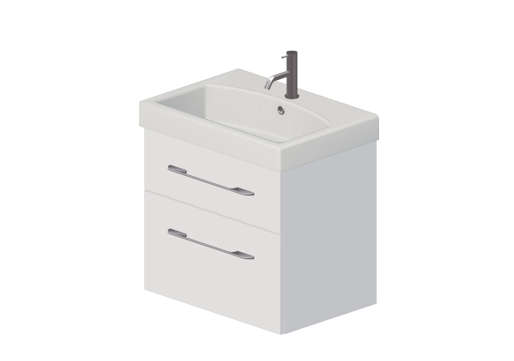 Muebles 3D - Mueble con lavabo y grifo - Dekker – Vittoria... Muebles 3D - Mueble con lavabo y grifo - Dekker – Vittoria...