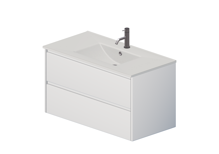 3D Furniture - Wash basin cabinet with faucet - Dekker –... 3D Furniture - Wash basin cabinet with faucet - Dekker –...