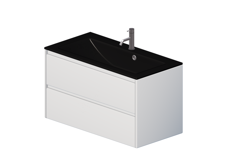 Muebles 3D - Mueble con lavabo y grifo - Dekker – Veneto –... Muebles 3D - Mueble con lavabo y grifo - Dekker – Veneto –...