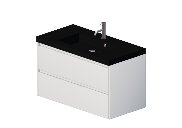 3D Furniture - Wash basin cabinet with faucet - Dekker –... 3D Furniture - Wash basin cabinet with faucet - Dekker –...