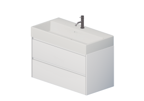 Meubles 3D - Meuble avec lavabo et robinet - Dekker &ndash; Veneto &ndash; 180206/180616/256001