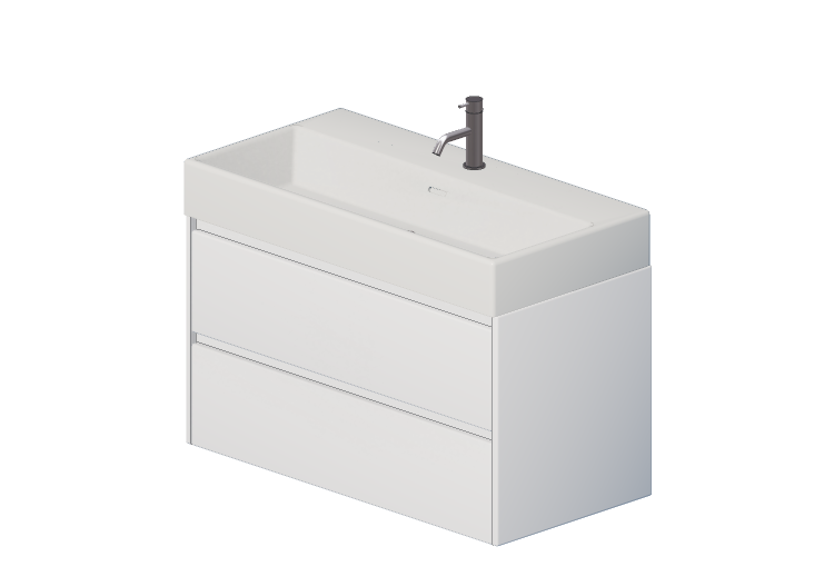 Meubles 3D - Meuble avec lavabo et robinet - Dekker –... Meubles 3D - Meuble avec lavabo et robinet - Dekker –...