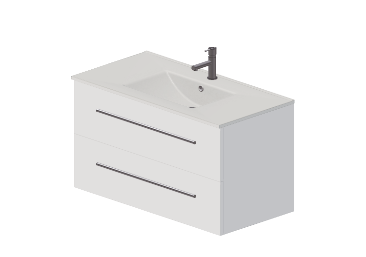 Móveis 3D - Gabinete com cuba e torneira - Dekker – Pesaro... Móveis 3D - Gabinete com cuba e torneira - Dekker – Pesaro...