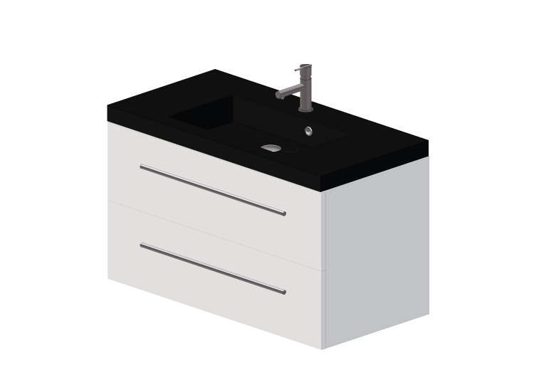 3D Furniture - Wash basin cabinet with faucet - Dekker –... 3D Furniture - Wash basin cabinet with faucet - Dekker –...