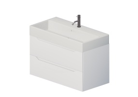Móveis 3D - Gabinete com cuba e torneira - Dekker – Magione – 180245/180616/256001