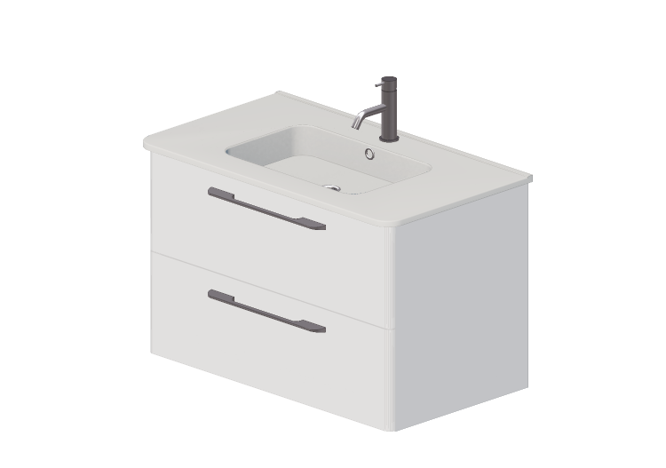 Mobili 3D - Mobile con lavabo e rubinetto - Dekker – Klea –... Mobili 3D - Mobile con lavabo e rubinetto - Dekker – Klea –...