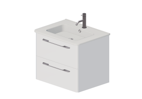 Mobili 3D - Mobile con lavabo e rubinetto - Dekker &ndash; Klea &ndash; 150025/150026/256001