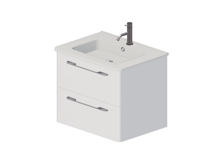 Mobili 3D - Mobile con lavabo e rubinetto - Dekker – Klea –... Mobili 3D - Mobile con lavabo e rubinetto - Dekker – Klea –...