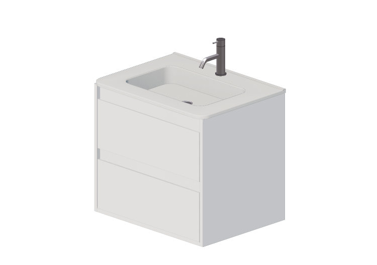 Meubles 3D - Meuble avec lavabo et robinet - Dekker –... Meubles 3D - Meuble avec lavabo et robinet - Dekker –...