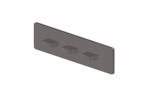 Robinets 3D - Mitigueur thermostatique &agrave; paroi &ndash; Dekker 256134