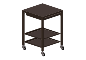 Tavoli 3D - Carrello in metallo - Desalto - Helsinki