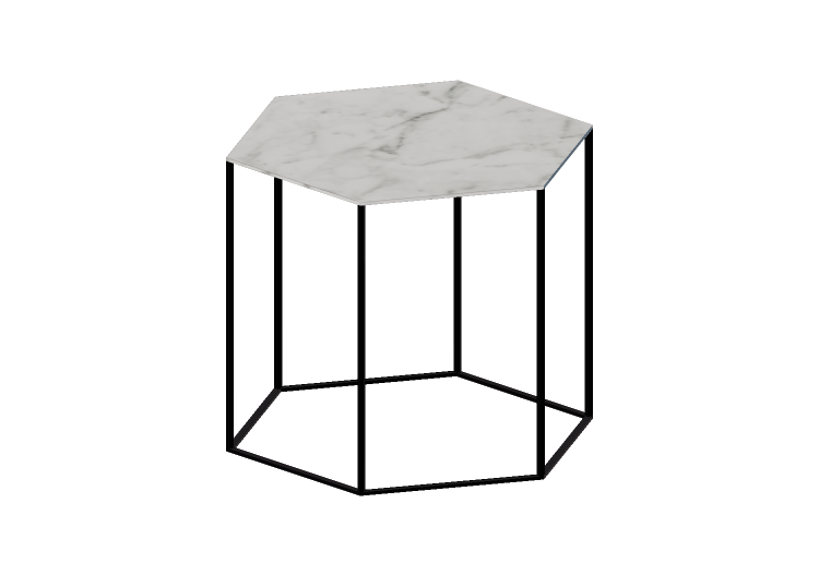 Mesas 3D - Mesa de centro de mármore - Desalto - Hexagon -... Mesas 3D - Mesa de centro de mármore - Desalto - Hexagon -...