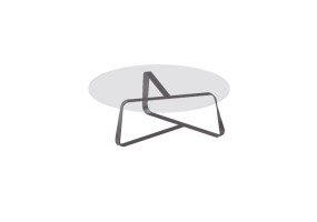 Tables 3D - Petite table en verre - Desalto - Twister