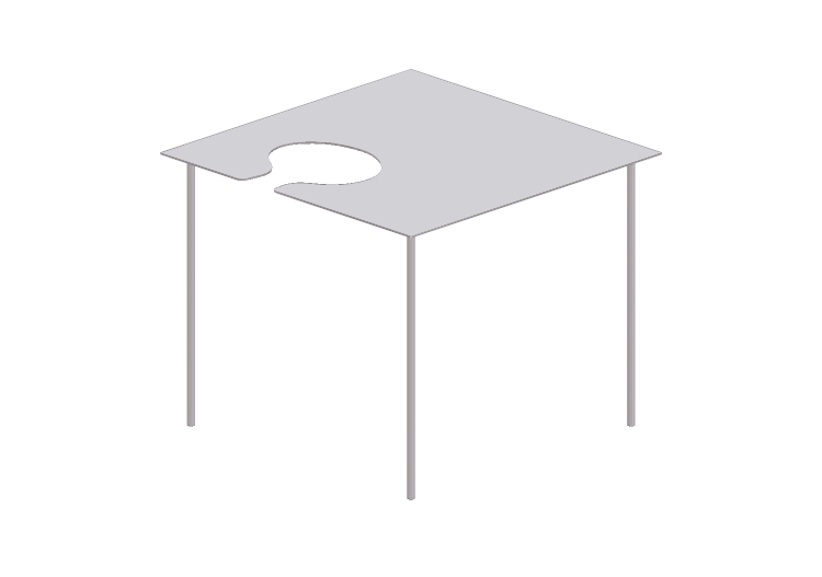Tables 3D - Petite table en métal - Desalto - Softer than... Tables 3D - Petite table en métal - Desalto - Softer than...