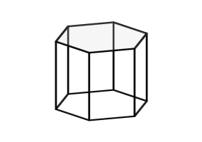 Tavoli 3D - Tavolino in vetro - Desalto - Hexagon