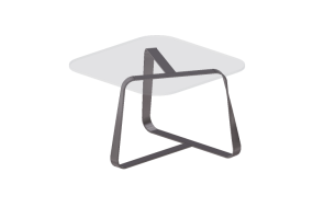 3D Tisch - Couchtisch aus Glas - Desalto - Twister