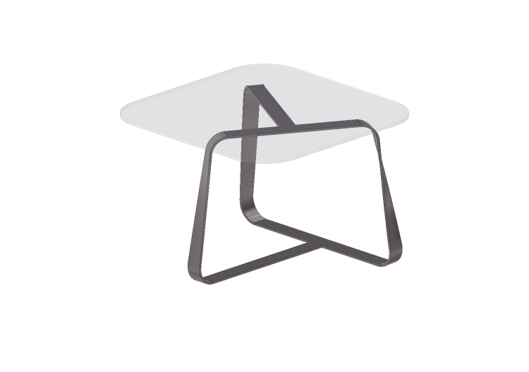 3D Tables - Glass coffee table - Desalto - Twister -... 3D Tables - Glass coffee table - Desalto - Twister -...