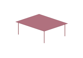 Tables 3D - Petite table en m&eacute;tal - Desalto - Softer than steel
