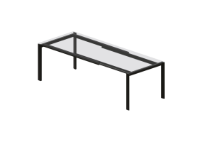 3D Tables - Glass Table - Desalto - Grid