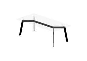 3D Tisch - Glastisch - Desalto - Link
