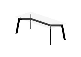 3D Tables - Glass Table - Desalto - Link