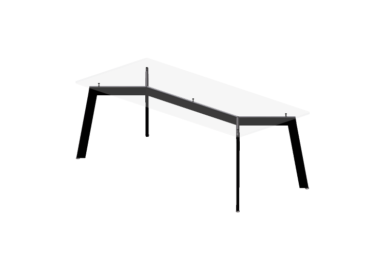 3D Tisch - Glastisch - Desalto - Link - Desalto 3D Tisch - Glastisch - Desalto - Link - Desalto
