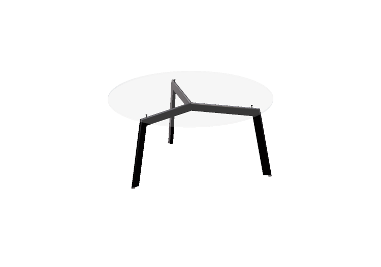 3D Tisch - Glastisch - Desalto - Link - Desalto 3D Tisch - Glastisch - Desalto - Link - Desalto