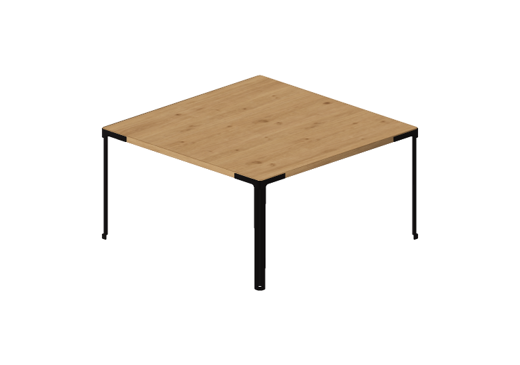 3D Tables - Wooden Table - Desalto - Fan - Desalto 3D Tables - Wooden Table - Desalto - Fan - Desalto