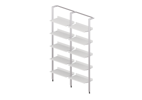 Librerie 3D - Mensola componibile in legno laccato - Desalto - Armida