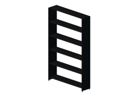 Librerie 3D - Libreria componibile in legno laccato - Desalto - Fill