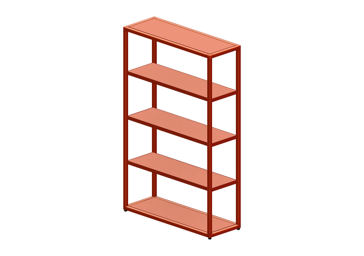 Librerías y Contenedores 3D - Librería de metal - Desalto -... Librerías y Contenedores 3D - Librería de metal - Desalto -...