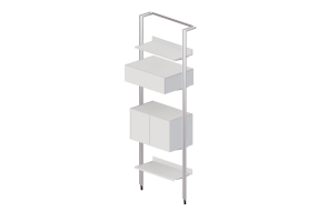 Estantes 3D - Estante modular de madeira envernizada - Desalto - Armide