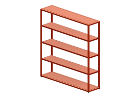 3D Bookshelves and Containers - Metal Bookshelf - Desalto - Helsinki