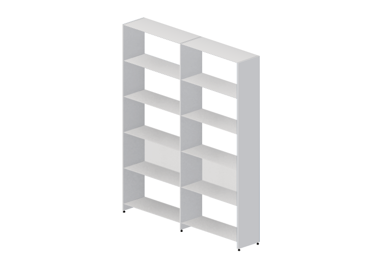 Estantes 3D - Estante modular de madeira envernizada -... Estantes 3D - Estante modular de madeira envernizada -...