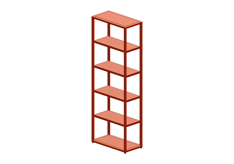 Librerías y Contenedores 3D - Librería de metal - Desalto -... Librerías y Contenedores 3D - Librería de metal - Desalto -...