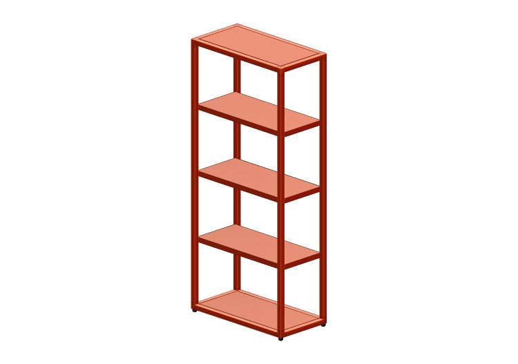 Bibliothèque 3D - Bibliothèque en métal - Desalto -... Bibliothèque 3D - Bibliothèque en métal - Desalto -...