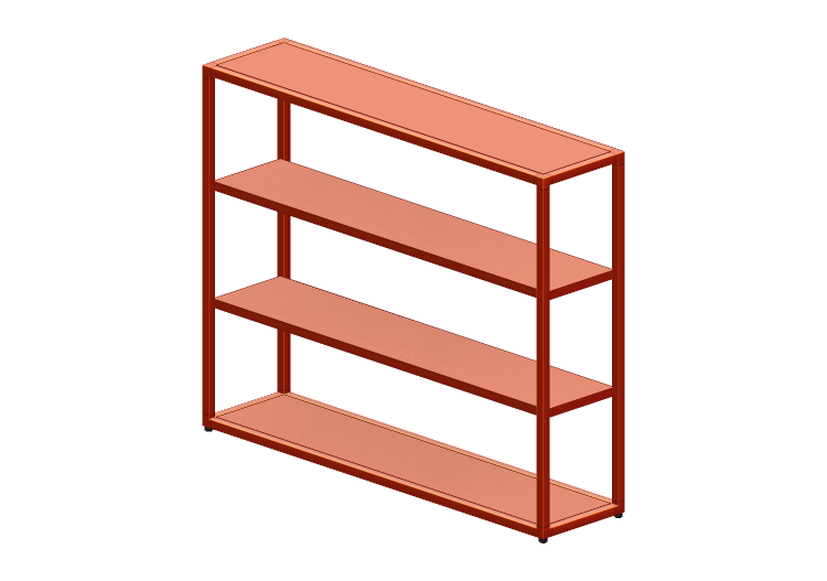 3D Bücherregal und Behälter - Bücherregal aus Metall -... 3D Bücherregal und Behälter - Bücherregal aus Metall -...