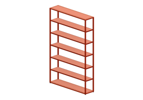 3D B&uuml;cherregal und Beh&auml;lter - B&uuml;cherregal aus Metall - Desalto - Helsinki