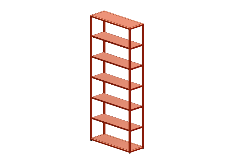 Librerías y Contenedores 3D - Librería de metal - Desalto -... Librerías y Contenedores 3D - Librería de metal - Desalto -...
