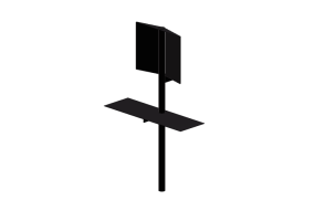 3D TV und Monitor - TV-Halterung aus Metall - Desalto - Sail