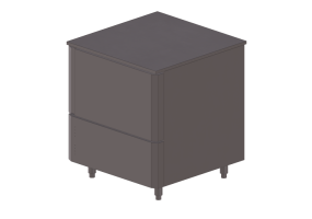 3D Electrical Appliances - Stainless steel blast chiller - Desco - ABV4024