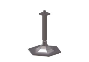 3D Wasserh&auml;hne - Duschkopf aus Metall - Doka Bath Works - Favo
