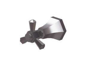 Accessori 3D - Appendiabiti in metallo - Doka Bath Works - Favo