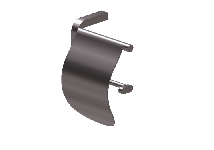 3D Zubehör - Toilettenpapierhalter aus Metall - Doka Bath... 3D Zubehör - Toilettenpapierhalter aus Metall - Doka Bath...