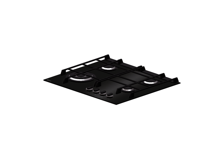 Eletrodomésticos 3D - Fogão a gás - Electrolux - Hob 60 -... Eletrodomésticos 3D - Fogão a gás - Electrolux - Hob 60 -...