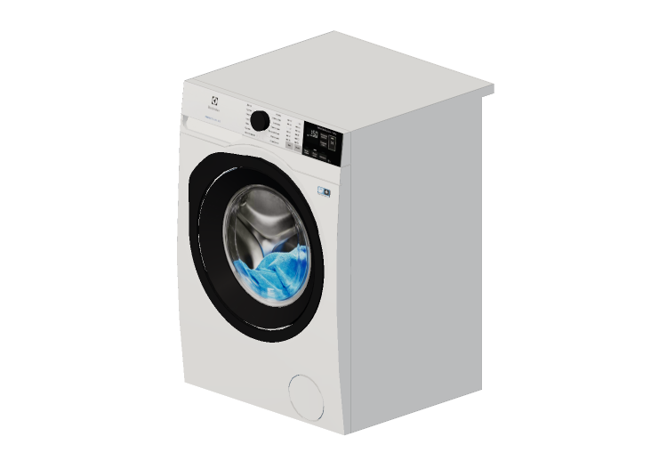 Eletrodomésticos 3D - Máquina de lavar roupa - Electrolux -... Eletrodomésticos 3D - Máquina de lavar roupa - Electrolux -...