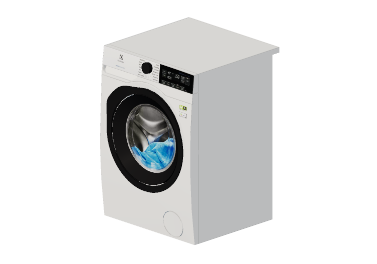 Elettrodomestici 3D - Lavatrice - Electrolux - HEC 54 XXXL... Elettrodomestici 3D - Lavatrice - Electrolux - HEC 54 XXXL...