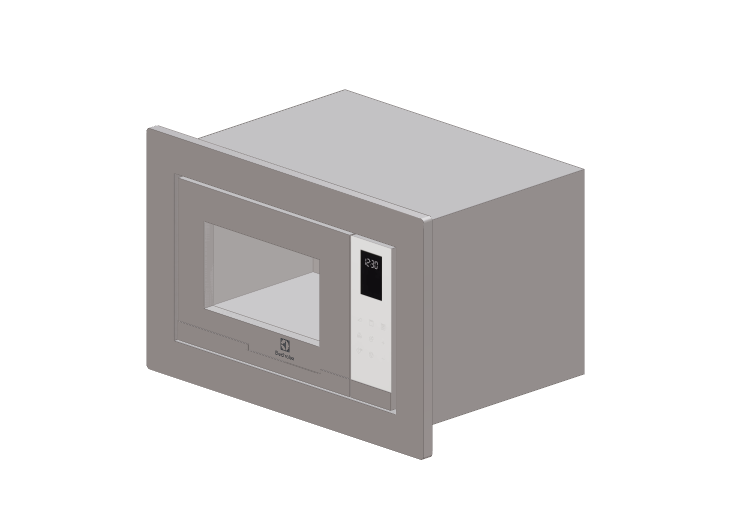 Electrodomésticos 3D - Horno microondas - Electrolux - BI... Electrodomésticos 3D - Horno microondas - Electrolux - BI...