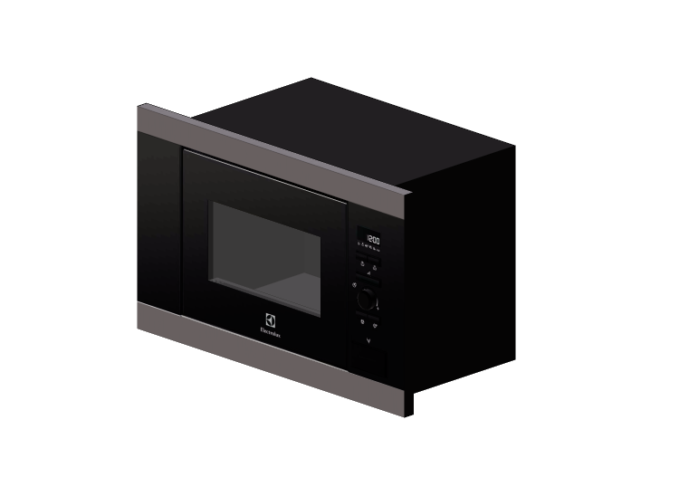 Electroménagers 3D - Four à micro-ondes - Electrolux - FBI... Electroménagers 3D - Four à micro-ondes - Electrolux - FBI...